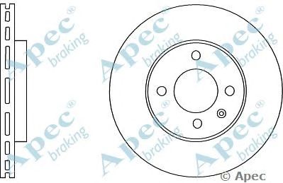 APEC BRAKING dsk2946 -  Тормозной диск